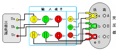变压器空载负载特性测试仪三相空载测试接线图